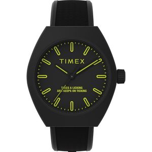 Timex Essex TW2W42400 Horloge - Kunststof - Zwart - Ø 40 mm