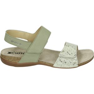 Mephisto AGAVE BUCKSOFT - Volwassenen Platte sandalen - Kleur: Groen - Maat: 40