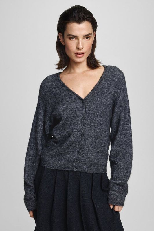 Milania - Hope - Cardigan - Donkergrijs - Omkeerbaar