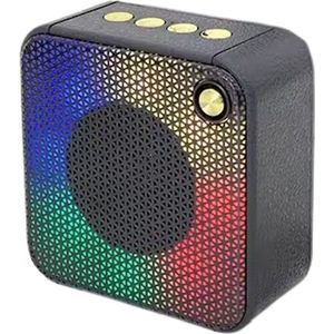 AnyPrice® Bluetooth RGB Speaker Zwart - Draadloos en Draagbaar - Waterproof - Met Microfoon en USB-C Kabel