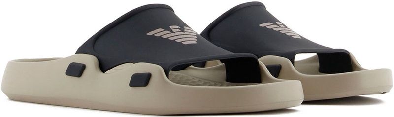 Emporio Armani - XVPS15_XD444 - Badslippers - Zwart - Synthetisch