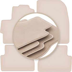 PREMIUM beige matten voor: Mazda 3 I BK hatchback 2003-2009
