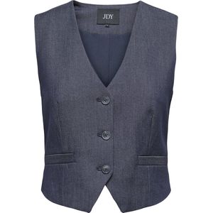 Jacqueline de Yong - Jdyanthony - Gilet - Blauw - Dessin