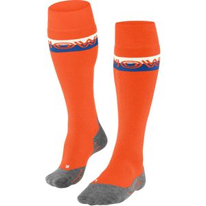 FALKE SK2 warm dik wol functioneel materiaal skisokken heren oranje - maat 42-43