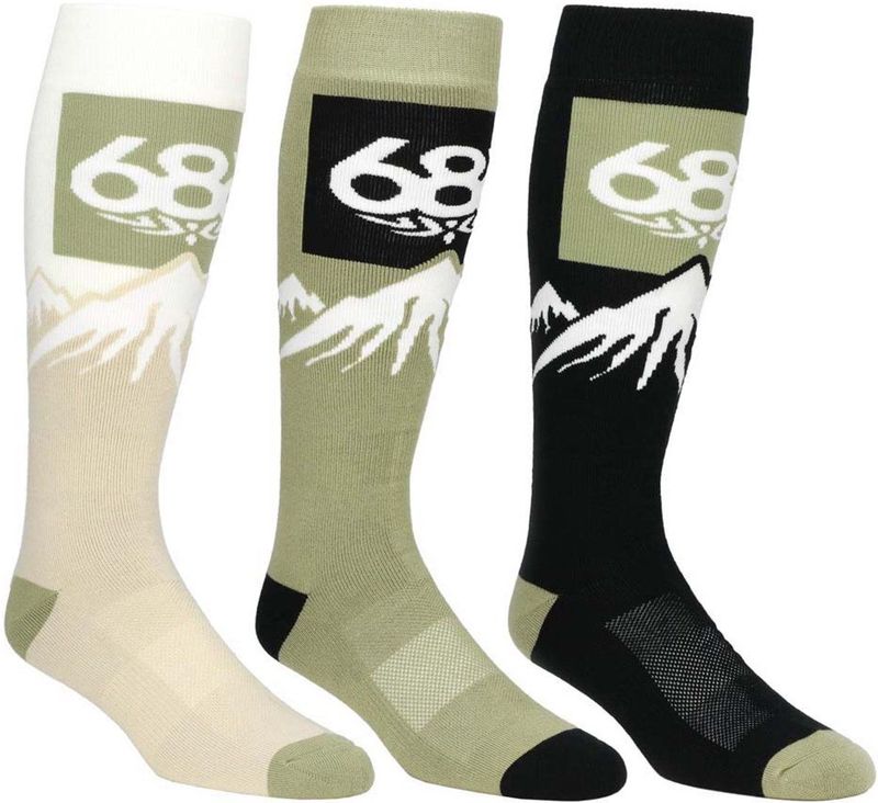 686 - Snow Caps - Thermosokken - Veelkleurig - 3 Paren