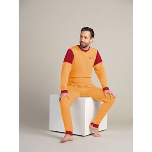 Plukpak voor volwassenen | Rugritssluiting  | Rits in het kruis | Hansop | Geel | XXL