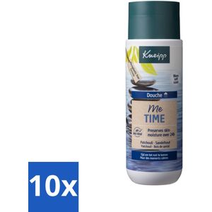 10 x Kneipp - Douchegel - Me-Time - 200 ml - Vegan - Huidvriendelijk - Biologisch Afbreekbaar - Duurzaam - Gevoelige Huid