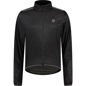 Rogelli Essential Regenjas - Fietsregenjack - Heren - Zwart - Maat XXL