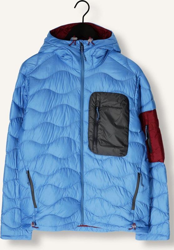 Peak Performance - Helium Utility Down Hood Jacket - Donsjas - AZURE ASCENT