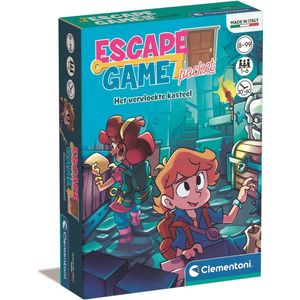 Clementoni Bordspel - Escape Game - Het Vervloekte Kasteel - Gezelschapsspel voor Familie - Kinderen vanaf 8 Jaar