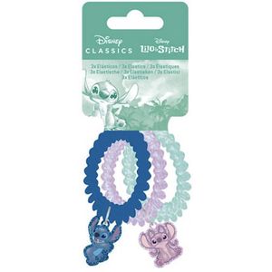 HAAR SET LILO & STITCH - 3 x BREDE HAARELASTIEK