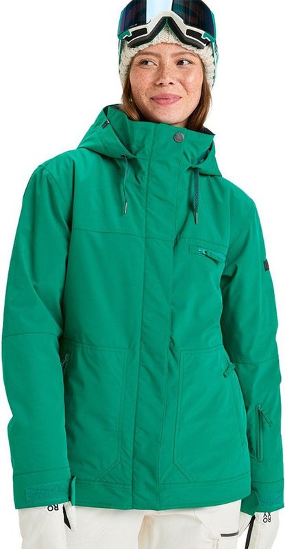 Roxy - Brylee - Jas - Groen - Technische Sneeuwjas voor Dames