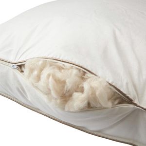 Good Morning Kapok Box hoofdkussen Perkal katoen met rits - 50x60x10cm