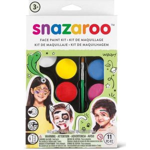 Snazaroo Schmink set Rainbow met 20 voorbeelden
