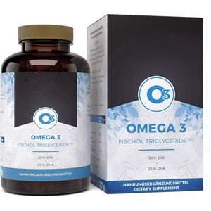 Omega 3 visolie triglyceridenvorm - 4000mg - 50% EPA / 25% DHA - 240 Softgels