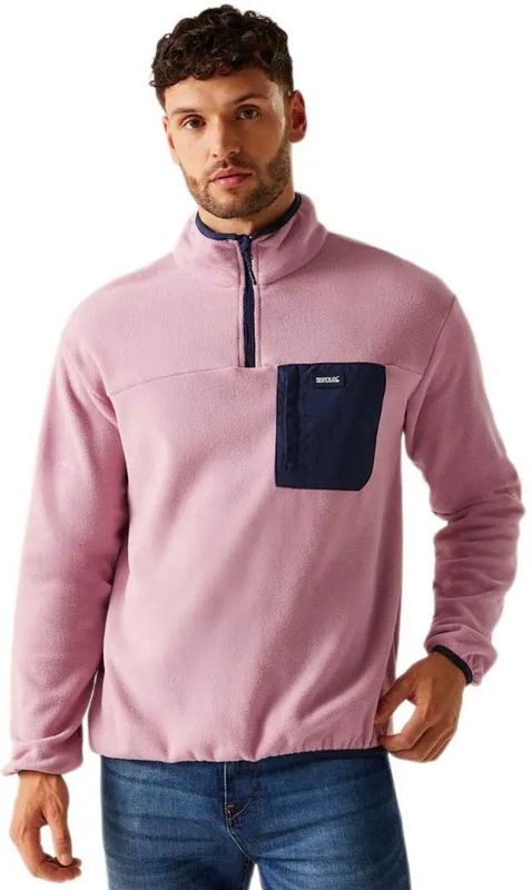 Regatta Frankie Fleece Met Halve Rits Roze L Man
