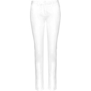 Kariban Dameschinobroek K741 - White - 46 NL (48 FR)