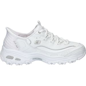 Skechers - D'Lites New Classic - Sneaker - Wit/Zilver - Dames