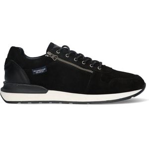 McGregor Heren Sneakers - Zwart - Lage Sneakers - Suède - Veters Met Rits