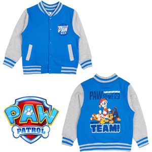 Paw Patrol College Vest - Team - Blauw / Grijs - Maat 86/92