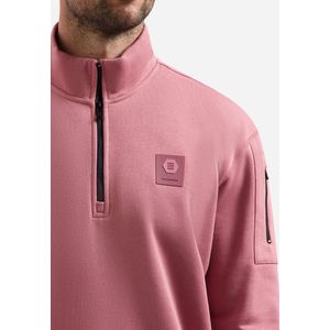 Sweater met halve rits