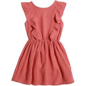 Alwero Jurk Ruffles Terra Cotta 104-110