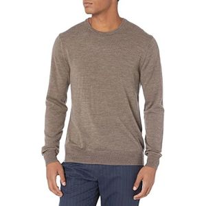 Merino Wool Crewneck Sweater voor Heren - Comfortabele en Luxueuze Trui