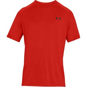 Under Armour Tech 2.0 Sportshirt - Maat XL  - Mannen - rood
