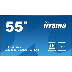 Iiyama ProLite LE5540UHS-B1 - 4K VA Monitor - 55 Inch