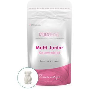Flinndal Multi Junior Kauwtablet - Multivitamine voor Kinderen - Met Fruitsmaak - 90 Tabletten