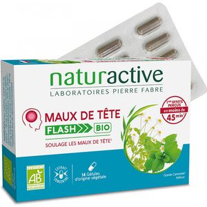 Naturactive Hoofdpijn Flash Bio 14 Capsules