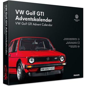 1:43 Franzis 55102-3 Volkswagen Golf GTI Adventskalender Plastic Modelbouwpakket