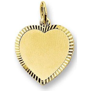 Huiscollectie 4006169 Gouden graveerplaat hartvormig