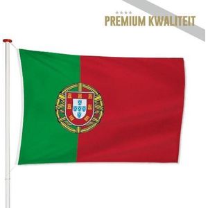 Portugese Vlag Portugal 200x300cm - Kwaliteitsvlag - Geschikt voor buiten