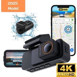 Camigoo - X30 Pro - Dual Dashcam - Ultra 4K & Full HD - Voor en Achter Camera - WiFi & GPS - Inclusief 64GB SD Kaart