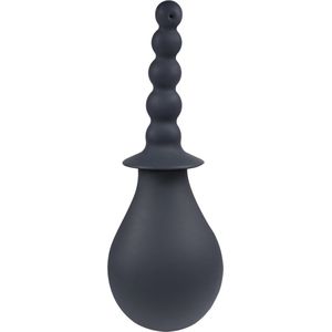 Blackdoor Collection Vaginale Douche – Anaaldouche Mannen – Anal Beads Opzetstuk - Stimulerende Ribbels 20 cm - Zwart