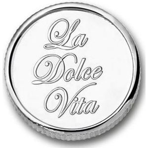 Mi Moneda MON-DOL-01-XS Dolce Vita Silver munt XS