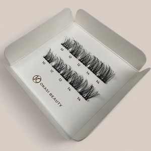 Okasi Beauty - Dreamy Try Me - Mix Lengte - Premium Volume Lashes - 10-cluster DIY Wimper segmenten - Mix lengte 10-12-14 mm - Ultradunne transparante wimperband - DIY wimperextensions - Soft glam wimperlook