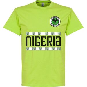 Nigeria Team T-Shirt - Licht Groen - XXL