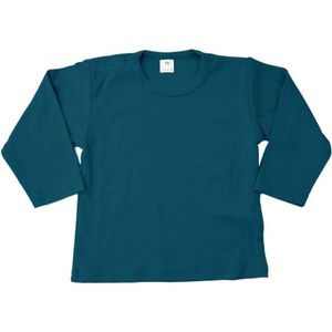 Baby T-shirt lange mouw petrol maat 92