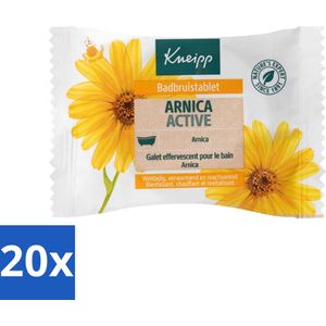 20 x Kneipp - Badbruistablet - Arnica - Badbruistablet - Arnica Extract - Herstelbad - Verwarmend Bad - Spierherstel