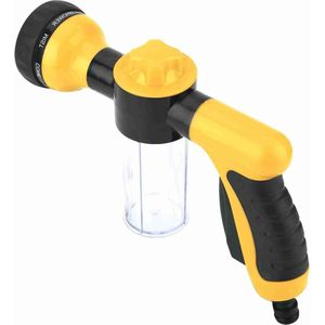 Schuimpistool Hogedrukreiniger Autowaspistool Water Spray Auto Wassen Irrigatie 6M - Geel .