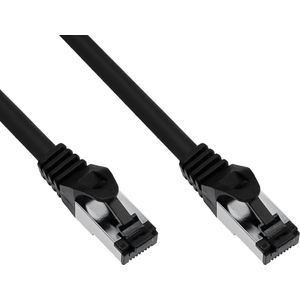 S/FTP CAT8.1 40 Gigabit netwerkkabel / zwart - LSZH - 0,50 meter