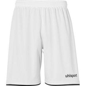 Uhlsport Club Short Heren - Wit / Zwart | Maat: 2XL