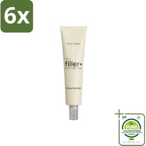 John Frieda – Serum – PROfiller+ Hair Density – Verdikkend – 50 ml - Voordeelverpakking - 6 stuks - Haarverdikking - Haaruitval