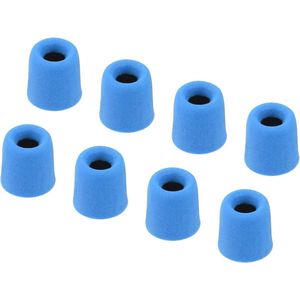 Schuim Oordopjes Hoofdtelefoon Kleine Maat Blauw 8 Stuks - Vervangende Oordopjes - Comfortabel en Duurzaam