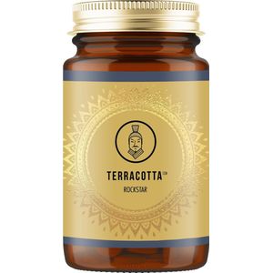 Terracotta - TCM ROCKSTAR - Paddenstoelen Combi - 90 Caps - Agaricus Blazei Murill en Cordyceps Sinensis Extracten