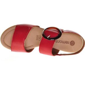 Remonte Rode Geklede Sandaal Met Hakje maat 38
