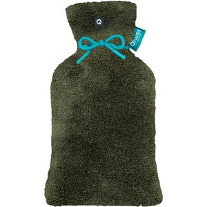 Qnuss Elektrische Kruik XL - Duurzaam & Draadloos - Oplaadbaar - Infraroodwarmte - Waterkruik - 40x20 cm - Groen - Inclusief Powerbank