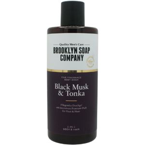 Brooklyn Soap Company - Body Wash Black Musk & Tonka | 1x 300ml - Een moderne interpretatie van mannelijke sensualiteit